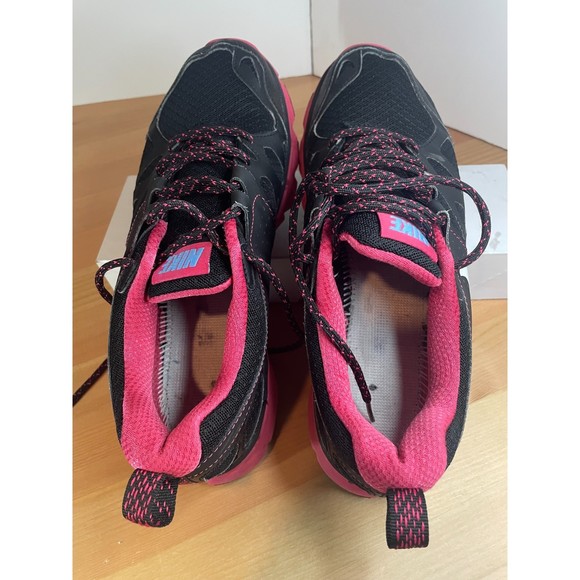 Nike Flex Trail Black/Pink Running Athletic Shoes | Women's Size 10 US - Picture 9 of 11
